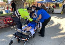 Simulacro en Canela y Combarbalá evalúa la capacidad de reacción de los equipos de salud