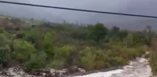 Colapso de badén deja aislado el acceso vehicular a Tilama por intensas lluvias en Los Vilos
