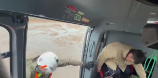 Carabineros intensifica monitoreo aéreo en el Embalse La Paloma para detectar personas aisladas por el sistema frontal