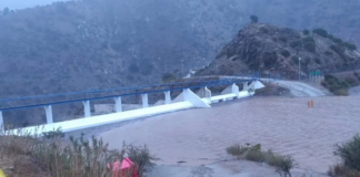 Embalse Culimo se acerca al rebalse: vecinos alertan que el nivel del agua está a centímetros del máximo