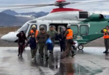 Carabineros supera los 30 rescates aéreos durante el sistema frontal y refuerza llamado a colaborar en las evacuaciones