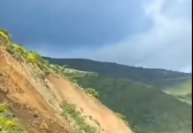 Deslizamiento de tierra afecta la Ruta 5 Norte en la comuna de Canela